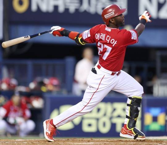 SSG 랜더스 에레디아. 사진[연합뉴스]