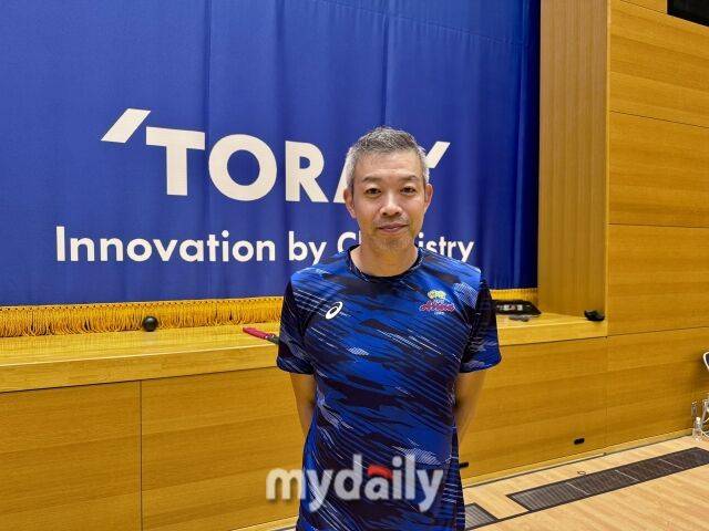 일본 도레이 애로우즈의 고시야 아키라 감독./교토=이보미 기자