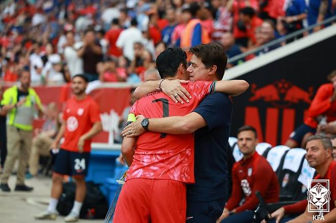 ▲ 한국은 7일 오전 6시(한국시간) 미국 뉴저지주 해리슨의 스포츠일러스트레이티드 스타디움에서 미국 대표팀과 9월 A매치 첫 경기에서 2-0으로 이겼다.&nbsp; ⓒ대한축구협회