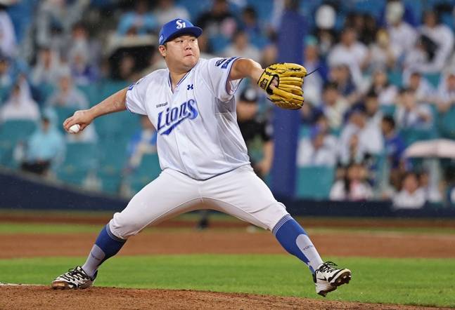 우완 불펜 이승현. /사진=삼성 라이온즈