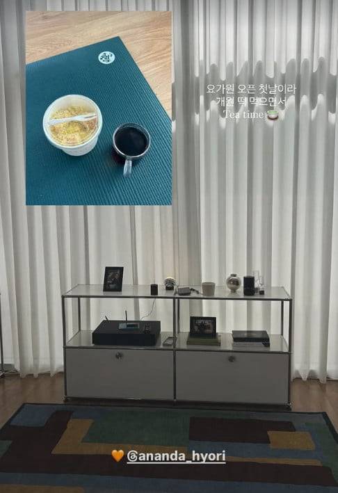 사진='아난다 효리' SNS