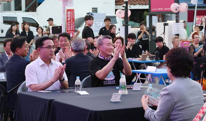 지난 5일 용운시장 야시장 개장식 현장. (사진= 대전 동구)