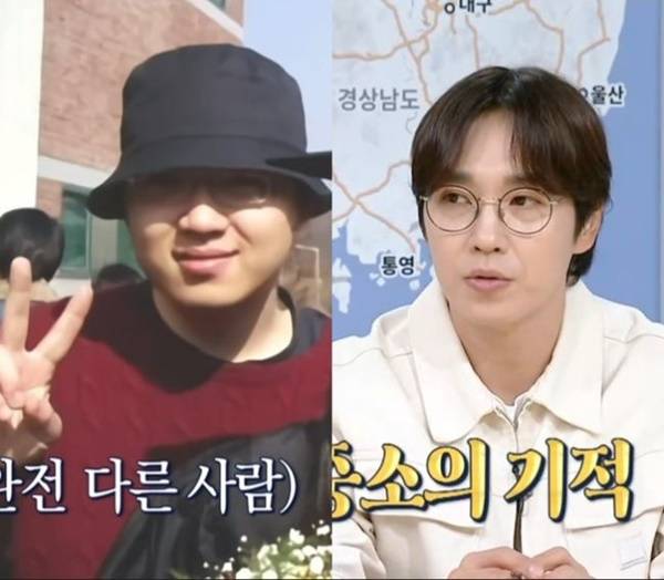 가수 이석훈의 다이어트 전후. [사진=MBC]