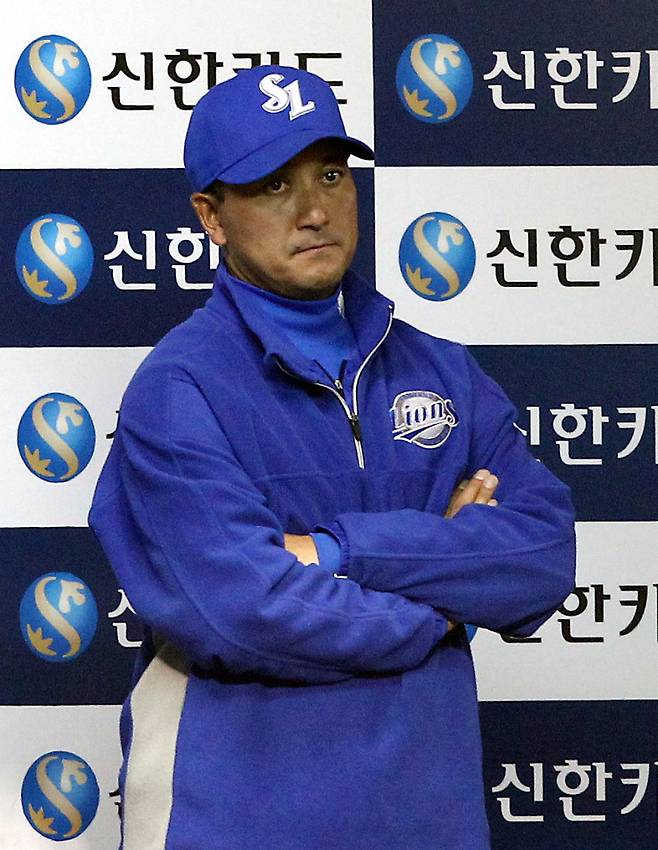 삼성 시절 오치아이 에이지 코치. 삼성 제공