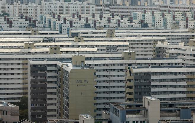 서울 강남구 은마아파트 단지 모습. <연합>