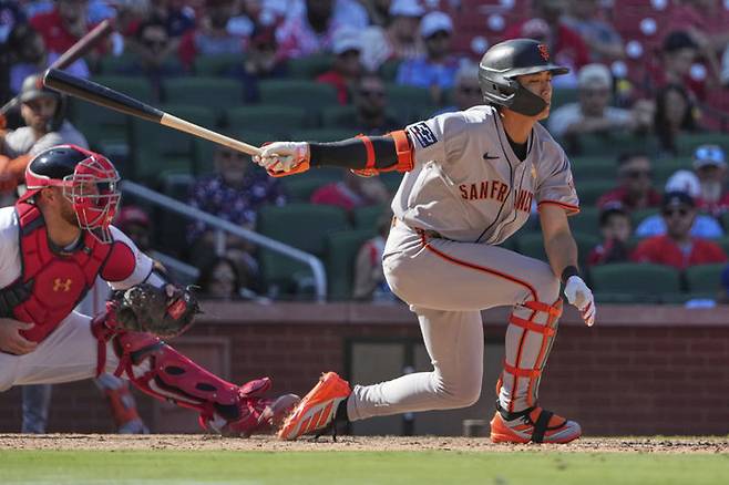 [세인트루이스=AP/뉴시스]샌프란시스코 이정후. 2025.09.07.