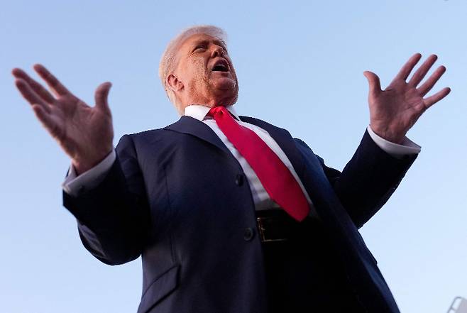 도널드 트럼프 미국 대통령. 연합뉴스