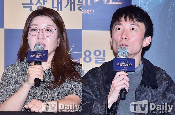 EMK뮤지컬컴퍼니 김지원 부대표, 박재석 감독 / 사진=티브이데일리 제공