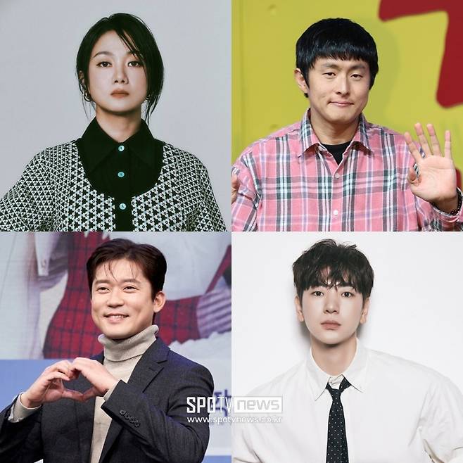 ▲ 박나래, 기안84, 이주승, 김대호(왼쪽 위부터 시계방향으로). ⓒ곽혜미 기자, 박나래, 빅보스엔터테인먼트 제공