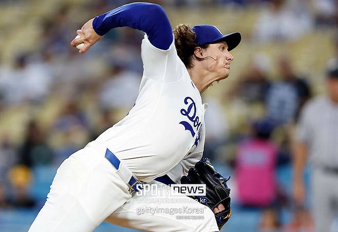 ▲ 콜로라도 로키스와 경기에 선발 등판한 타일러 글래스노우.