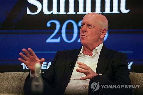 데이비드 솔로몬 골드만삭스 CEO [로이터 연합뉴스 자료사진. 재배부 및 DB 금지]