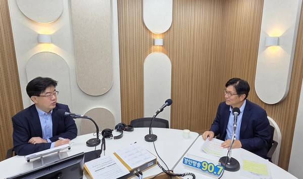 10일 경인방송 '굿모닝 인천, 이도형입니다'에 도성훈 인천시교육감이 출연해 특수교사 사망사건에 대한 입장과 향후 계획을 설명하고 있다. 2025.09.10 [경인방송DB]