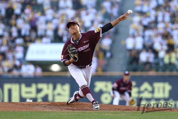 키움 박정훈의 첫 선발등판 모습. (사진=키움 히어로즈)