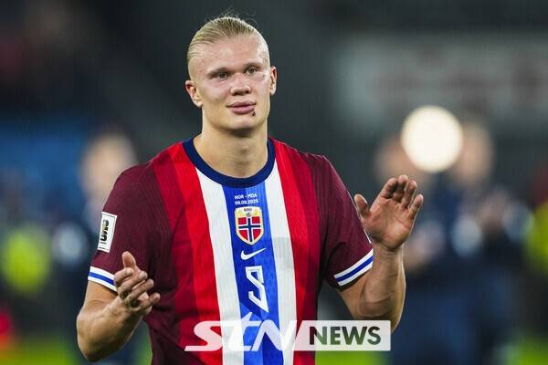 첫 월드컵행이 가까워진 노르웨이 대표팀 공격수 엘링 홀란. /사진=뉴시스(AP)