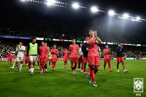 대한민국 남자 축구대표팀. 대한축구협회 제공