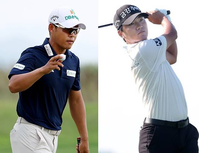 문도엽과 옥태훈. 사진=KPGA 제공