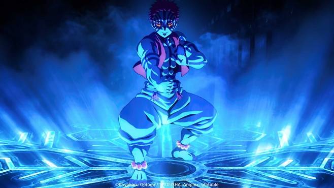 극장판 '귀멸의 칼날: 무한성편'의 주제가 스틸. 애니맥스브로드캐스팅코리아 제공