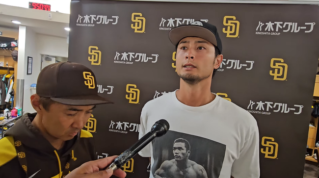 당시 상황을 설명하는 다르빗슈 &nbsp;&nbsp;유튜브 채널 ‘마티 캐스웰 TV’