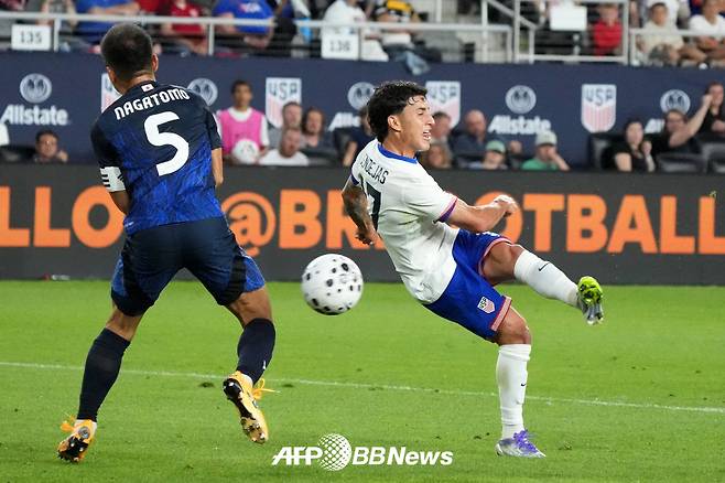 10일(한국시간) 미국 콜럼버스의 로우어닷컴필드에서 열린 A매치 친선경기 미국과 일본의 경기 모습. /AFPBBNews=뉴스1