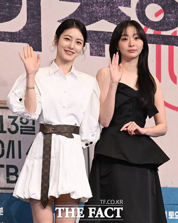 배우 신예은(왼쪽)이 김다미와의 호흡과 관련해 "제가 생각했던 것 이상을 끌어내게 됐다"고 전했다. /이새롬 기자