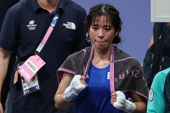 지난해 파리 올림픽에서 동메달을 획득한 임애지. /올림픽사진공동취재단