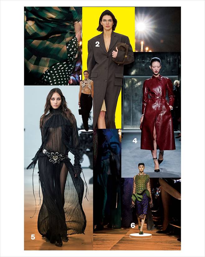 1 GIVENCHY 2 Calvin Klein 4 TOM FORD 5 BLUMARINE 6 Dries Van Noten