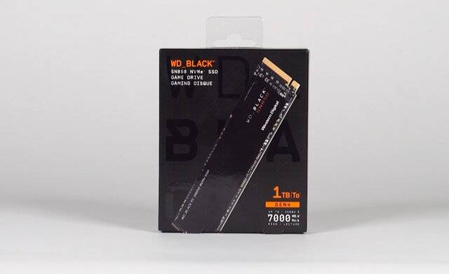 ▲ WD_BLACK SN850 M.2 NVMe SSD