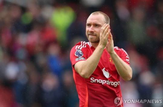 맨유에서 뛰던 크리스티안 에릭센. 사진[EPA=연합뉴스 자료사진]