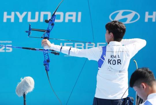 김제덕의 8강 경기 장면. 사진[연합뉴스]