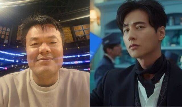 가수 박진영(왼쪽)과 배우 원빈. /박진영 소셜미디어, 유튜브