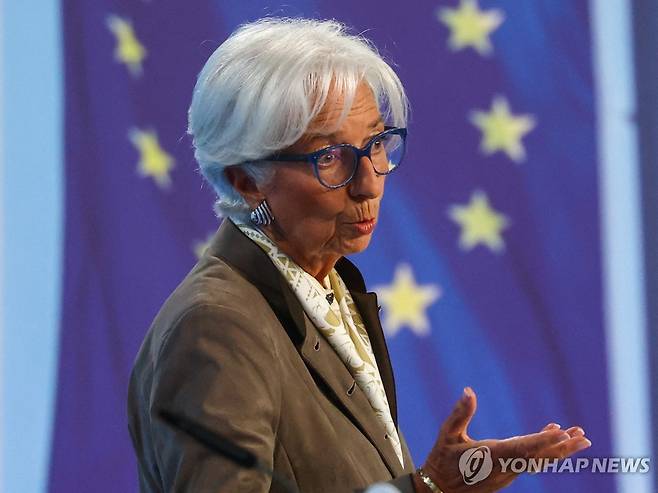 크리스틴 라가르드 ECB 총재 [로이터 연합뉴스. 재판매 및 DB 금지]