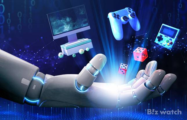 최근 주요 게임사들이 인공지능(AI) 기술을 게임 개발 및 운영 전반에 적극적으로 도입하며&nbsp;유저 경험 혁신과 향상에 나선다.&nbsp;/그래픽=비즈워치