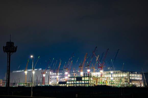 삼성전자 평택캠퍼스 야경. [사진=평택시 ]