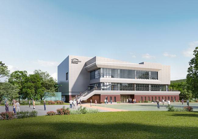 2026년 상반기 완공 예정인 ‘광명돔경륜장 고객편익센터’ 투시도.