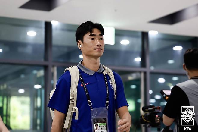축구대표팀 미드필더 서민우. /사진=대한축구협회 제공