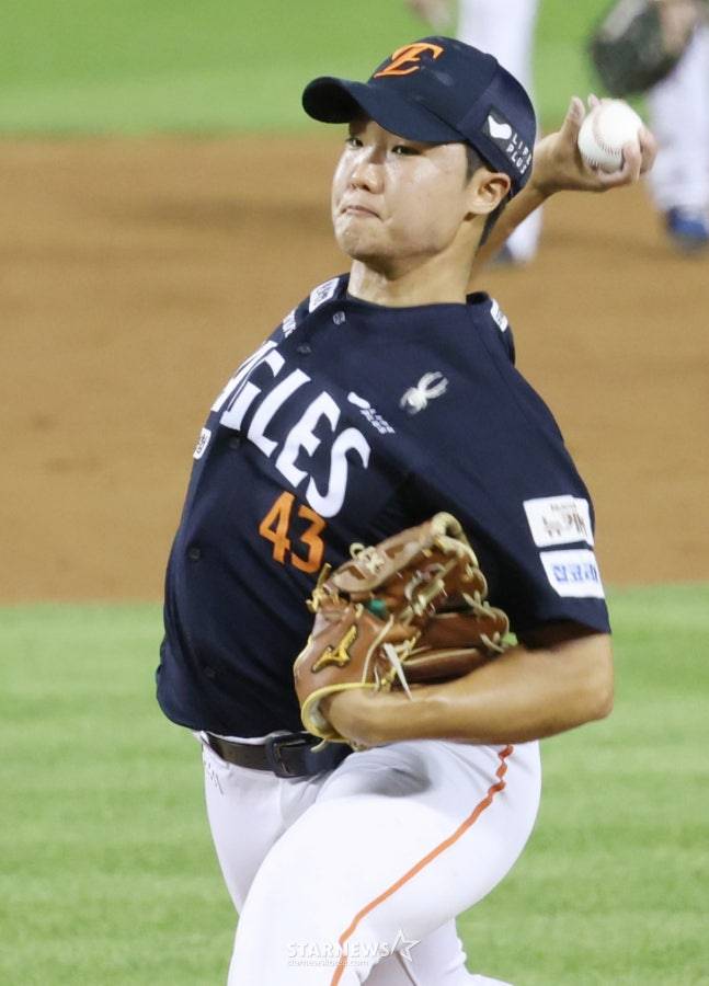 한화 정우주. /사진=김진경 대기자