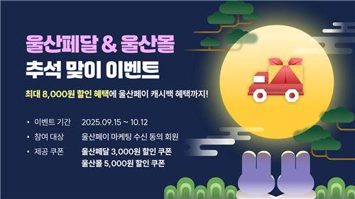 울산페달·울산몰 추석 맞이 이벤트 [울산시 제공. 재판매 및 DB 금지]