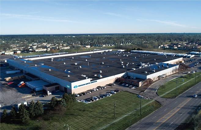 우신시스템 미국 공장 전경. 우신시스템 제공