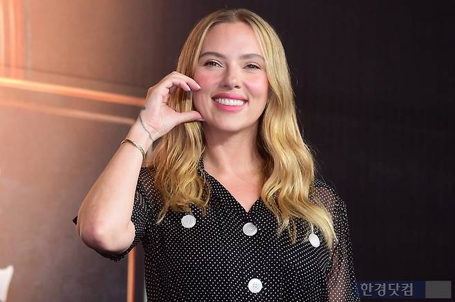 배우 스칼렛 요한슨 / 사진=변성현 한경닷컴 기자 byun84@hankyung.com