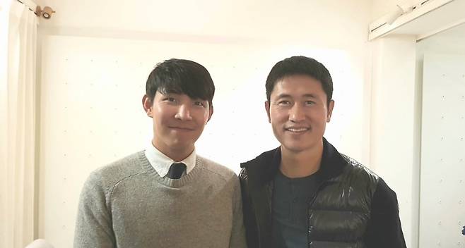 이영표 선수와 함께 (김민국 대표 제공)