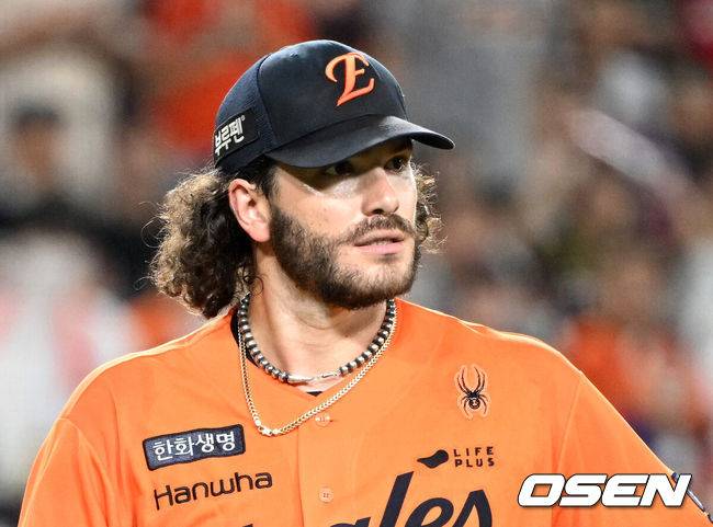[OSEN=대전, 이대선 기자] 한화 코디 폰세. 2025.08.22 /sunday@osen.co.kr