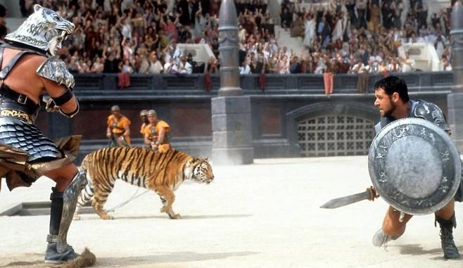 영화 ‘글래디에이터’‘의 한 장면. 유니버설 픽처스