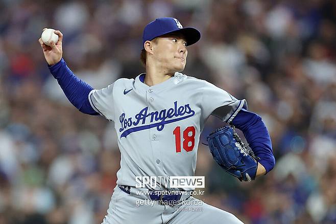 ▲ LA다저스 선발 야마모토 요시노부.