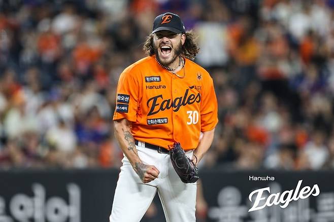 13일 대전 한화생명볼파크에서 열린 키움 히어로즈와 경기에 선발 등판한 한화 이글스 코디 폰세