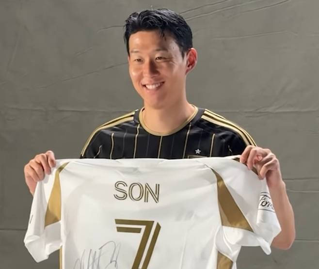 축구 경기 일정, 중계 방송, 손흥민 LAFC, 어스퀘이크 전, LAFC 손흥민 유니폼 ©LAFC SNS