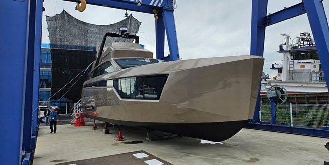 수소전지 추진 선박 개발 모습. ⓒ데일리안 장정욱 기자