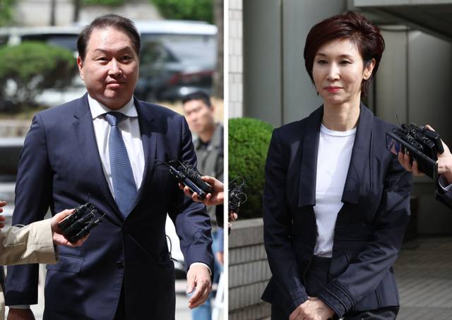 ▲ 최태원 SK그룹 회장과 노소영 아트센터나비 관장 [연합뉴스 자료사진]