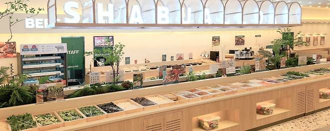 샤브올데이 매장내 전경. 샤브올데이 홈페이지 캡쳐.