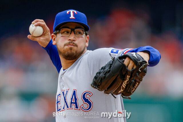 텍사스 레인저스 시절의 대인 더닝./게티이미지코리아