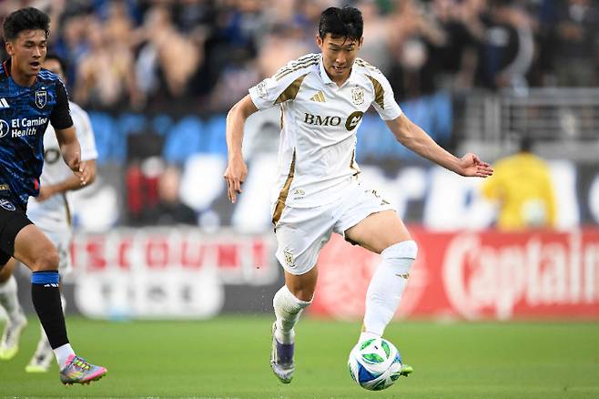 손흥민 질주. 연합뉴스